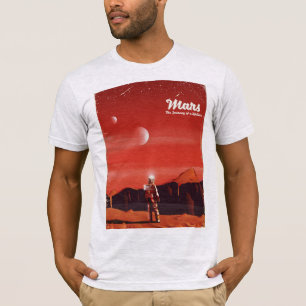 Mars Science fiction vintage travel poster T-Shirt