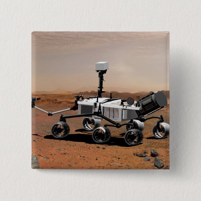 Mars Science Laboratory 2 Pinback Button (Front)