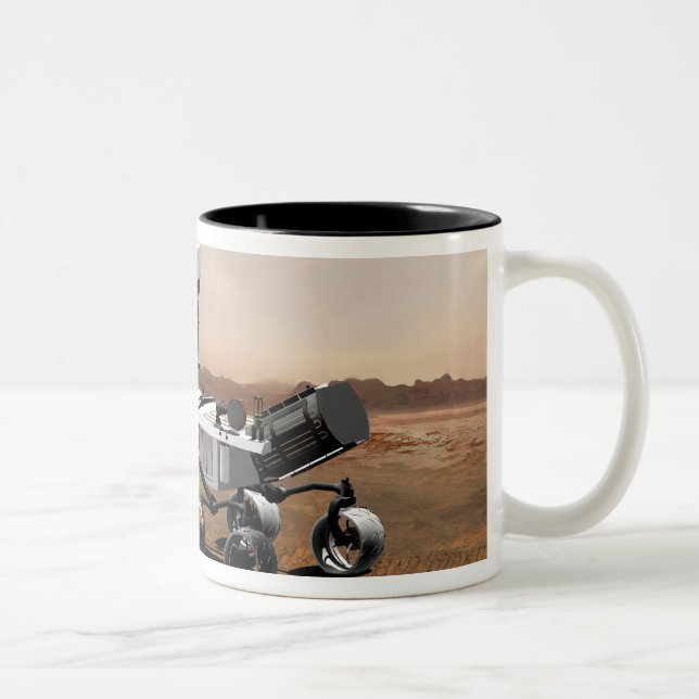 Mars Science Laboratory 2 Two-Tone Coffee Mug (Right)