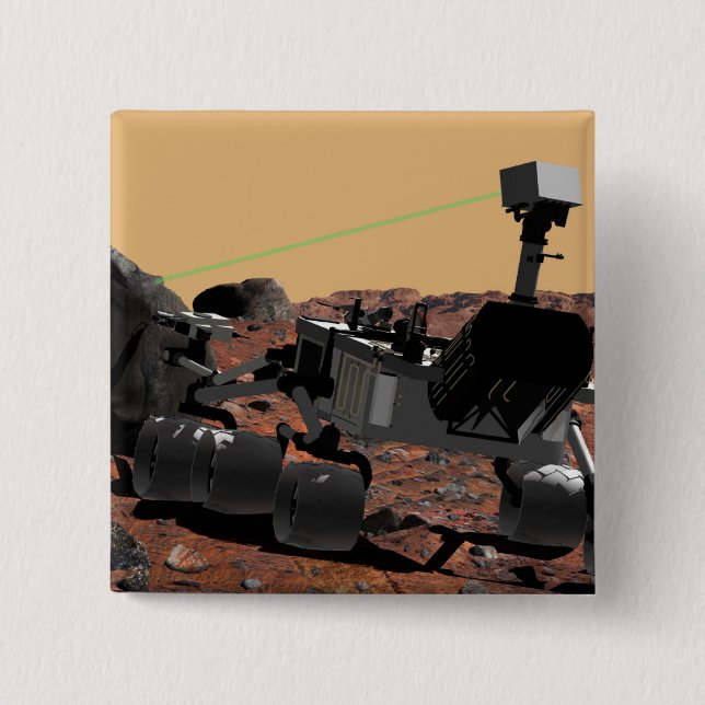 Mars Science Laboratory 3 Button (Front)