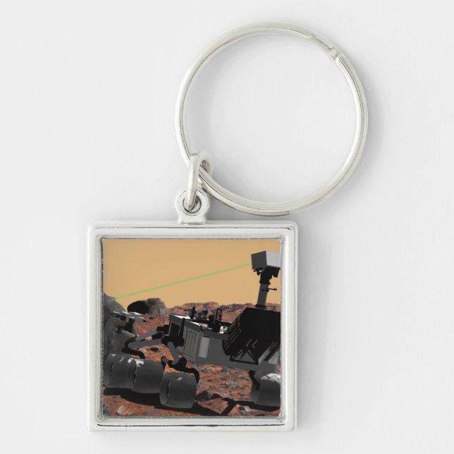 Mars Science Laboratory 3 Keychain (Front)