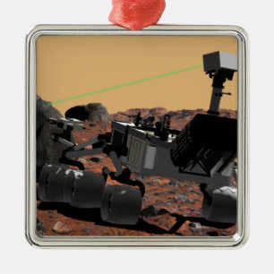 Mars Science Laboratory 3 Metal Ornament