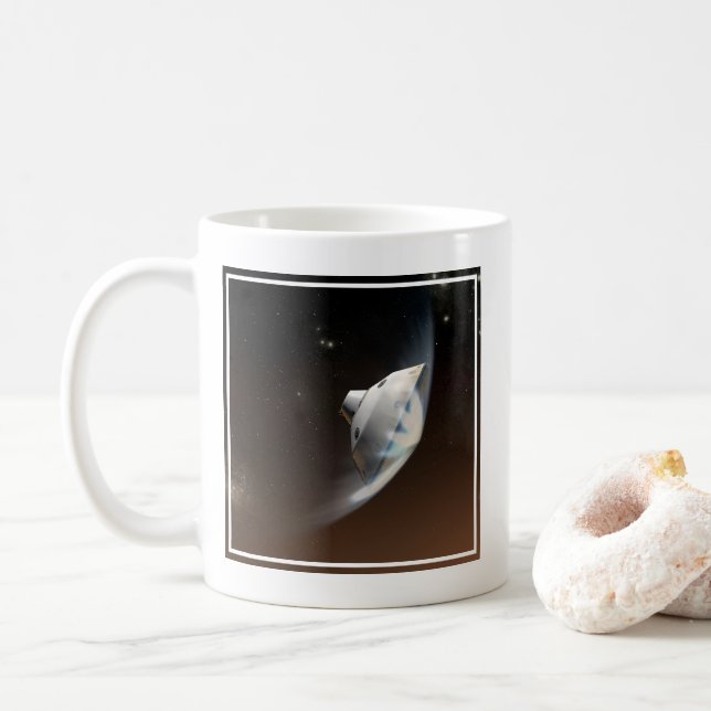 Mars Science Laboratory Aeroshell Capsule 2 Coffee Mug (With Donut)
