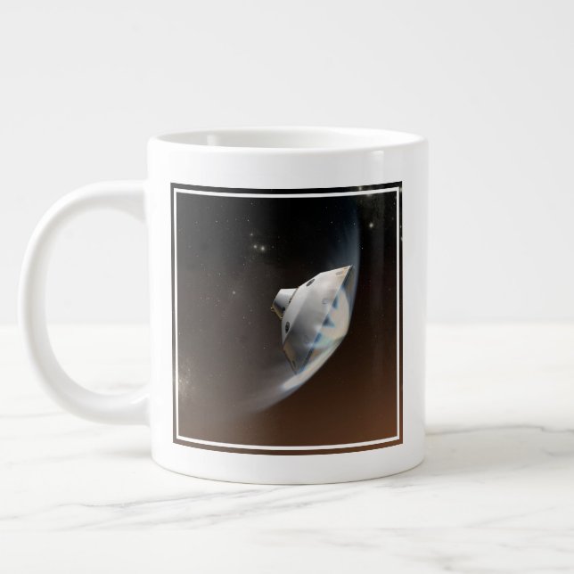 Mars Science Laboratory Aeroshell Capsule 2 Giant Coffee Mug (Left)