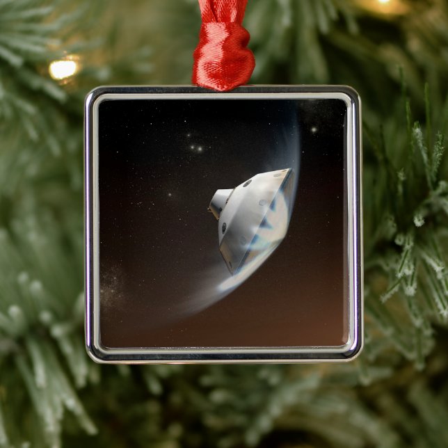 Mars Science Laboratory Aeroshell Capsule 2 Metal Ornament (Tree)
