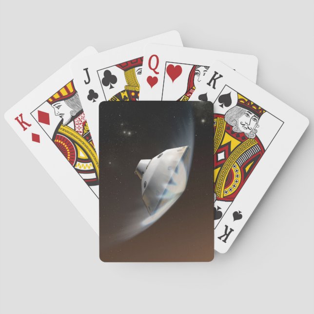 Mars Science Laboratory Aeroshell Capsule 2 Poker Cards (Back)