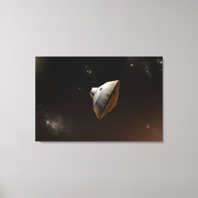 Mars Science Laboratory Aeroshell Capsule Canvas Print (Front)