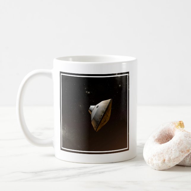 Mars Science Laboratory Aeroshell Capsule Coffee Mug (With Donut)