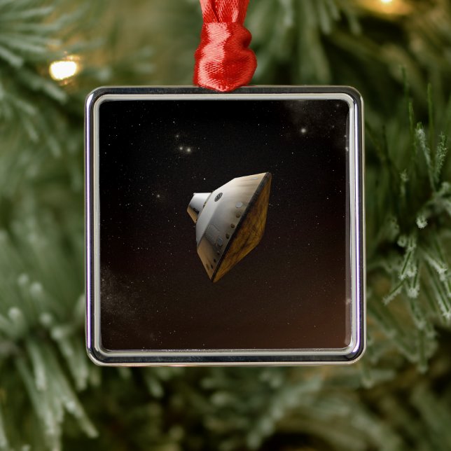 Mars Science Laboratory Aeroshell Capsule Metal Ornament (Tree)
