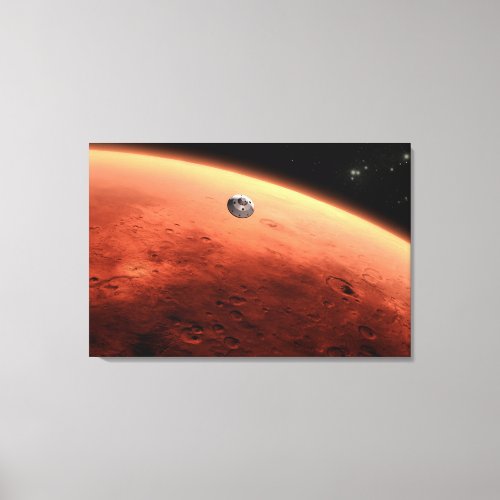 Mars Science Laboratory Approaching Mars Canvas Print