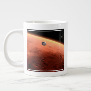 Mars Science Laboratory Approaching Mars. Giant Coffee Mug