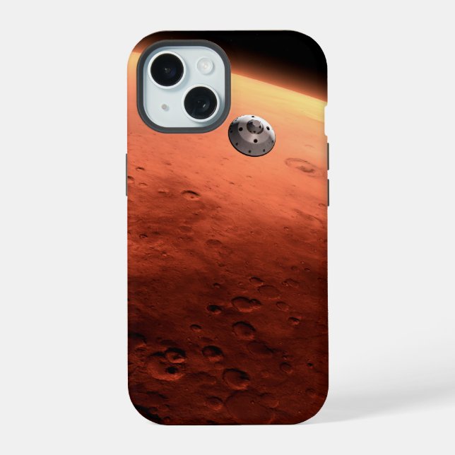 Mars Science Laboratory Approaching Mars. Iphone Case (Back)