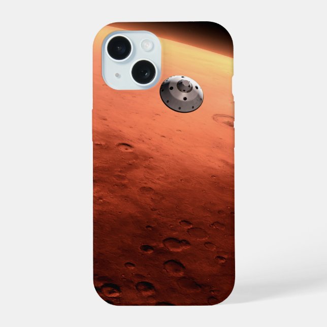 Mars Science Laboratory Approaching Mars. Iphone Case (Back)