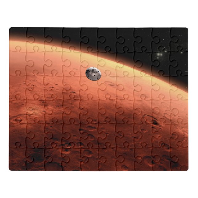 Mars Science Laboratory Approaching Mars. Jigsaw Puzzle (Puzzle Horizontal)