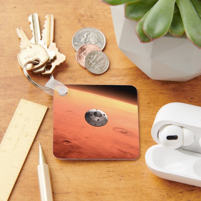 Mars Science Laboratory Approaching Mars. Keychain (Desk)