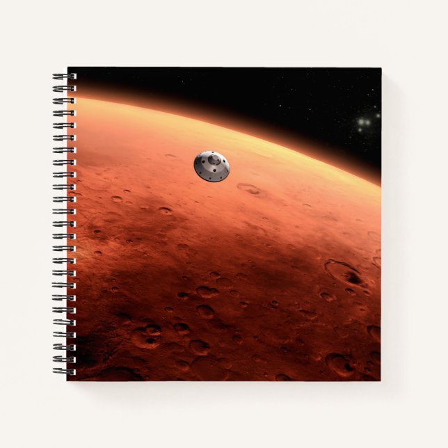 Mars Science Laboratory Approaching Mars. Notebook (Front)