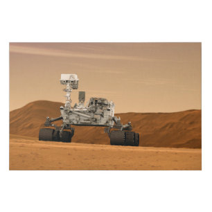 Mars Science Laboratory Curiosity Rover. 2 Faux Canvas Print