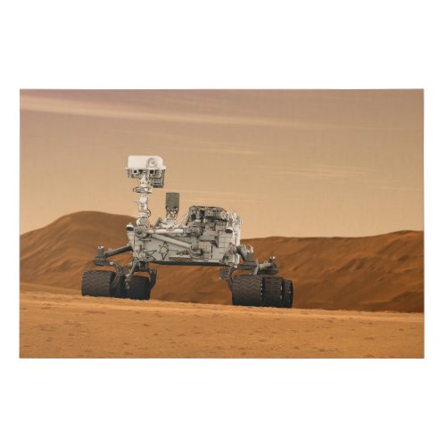Mars Science Laboratory Curiosity Rover 2 Faux Canvas Print