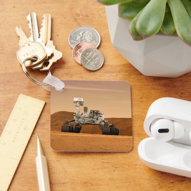 Mars Science Laboratory Curiosity Rover. 2 Keychain (Desk)