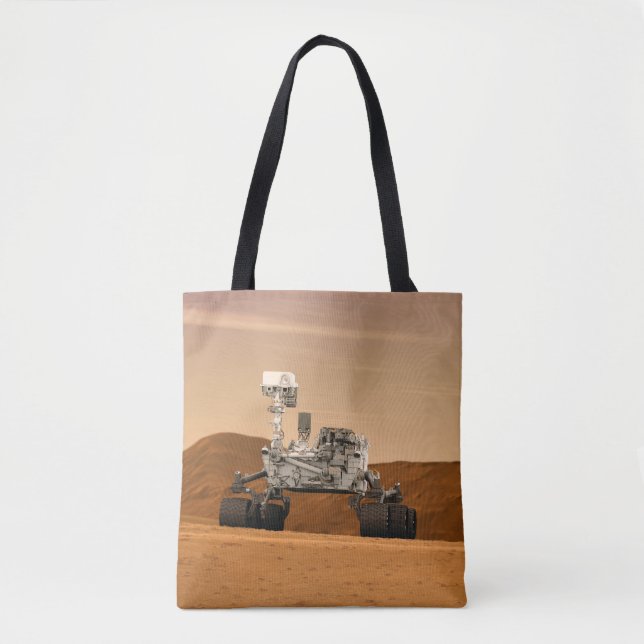 Mars Science Laboratory Curiosity Rover. 2 Tote Bag (Front)