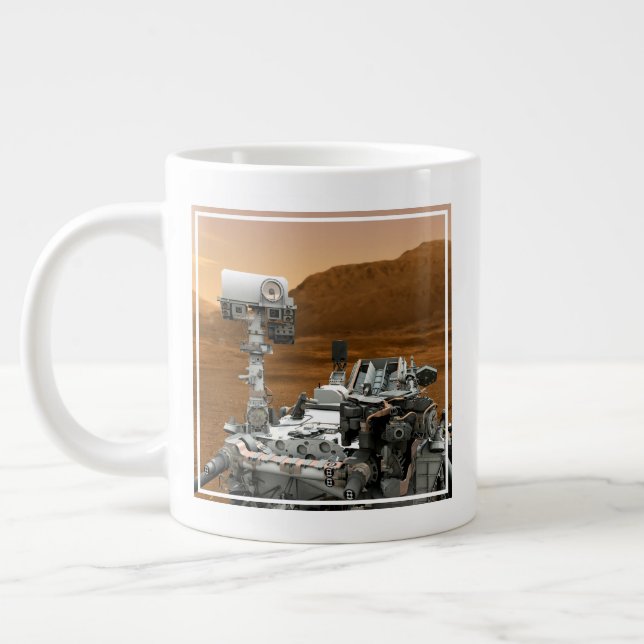Mars Science Laboratory Curiosity Rover. 3 Giant Coffee Mug (Left)
