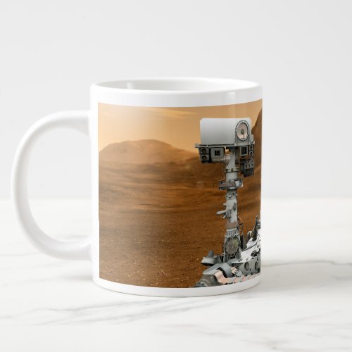 Mars Science Laboratory Curiosity Rover 3 Giant Coffee Mug