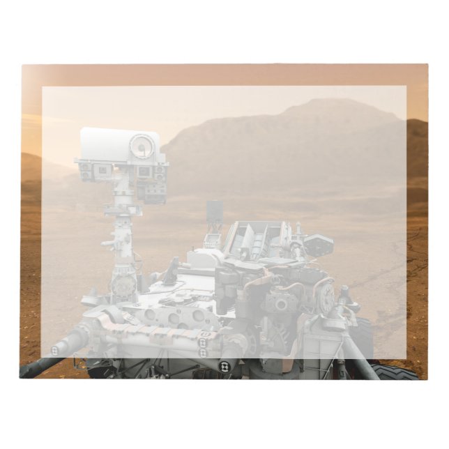 Mars Science Laboratory Curiosity Rover. 3 Notepad (Front)