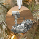 Mars Science Laboratory Curiosity Rover. 3 Ornament<br><div class="desc">Artist's concept of Mars Science Laboratory Curiosity rover,  a mobile robot for investigating Mars' past or present ability to sustain microbial life.</div>