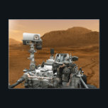 Mars Science Laboratory Curiosity Rover. 3 Postcard<br><div class="desc">Artist's concept of Mars Science Laboratory Curiosity rover,  a mobile robot for investigating Mars' past or present ability to sustain microbial life.</div>