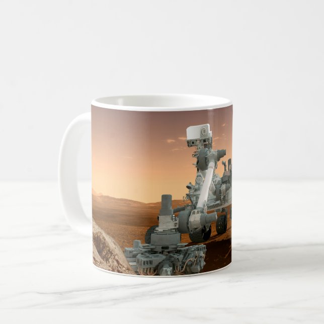 Mars Science Laboratory Curiosity Rover. 4 Coffee Mug (Front Left)