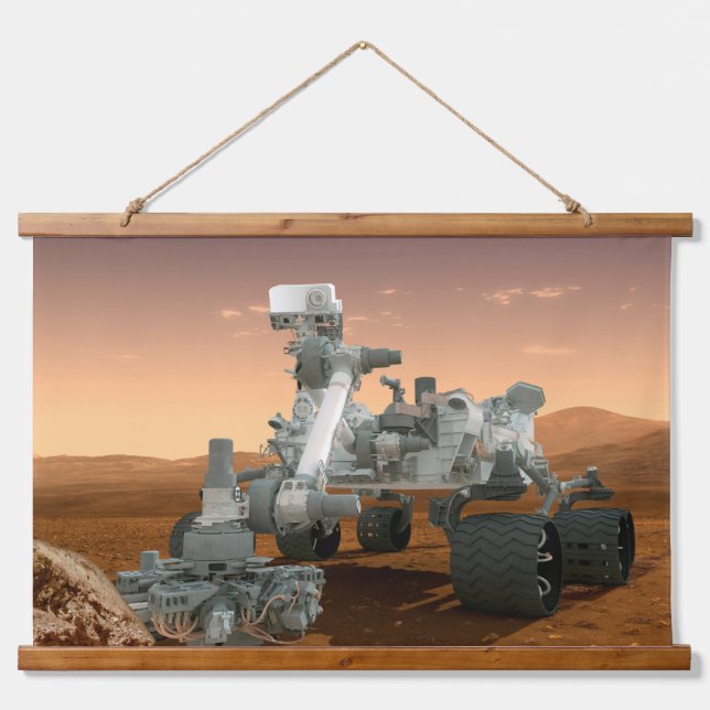 Mars Science Laboratory Curiosity Rover. 4 Hanging Tapestry (Front)