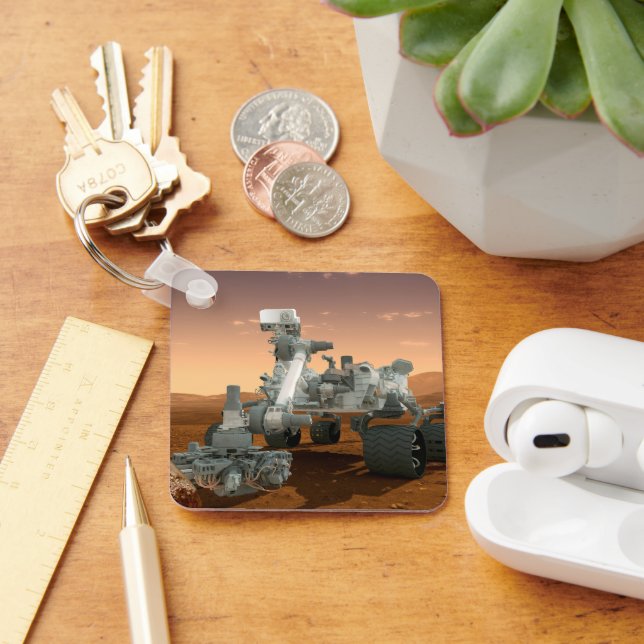 Mars Science Laboratory Curiosity Rover. 4 Keychain (Desk)