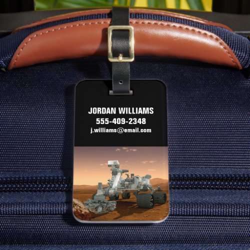 Mars Science Laboratory Curiosity Rover 4 Luggage Tag