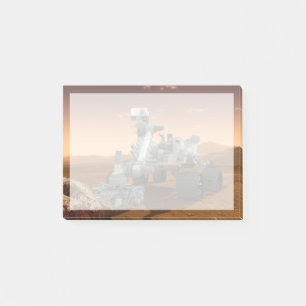Mars Science Laboratory Curiosity Rover. 4 Post-it Notes