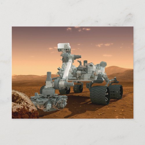 Mars Science Laboratory Curiosity Rover 4 Postcard