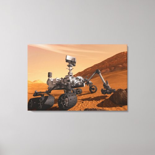 Mars Science Laboratory Curiosity Rover Canvas Print