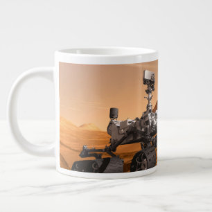 Mars Science Laboratory Curiosity Rover. Giant Coffee Mug