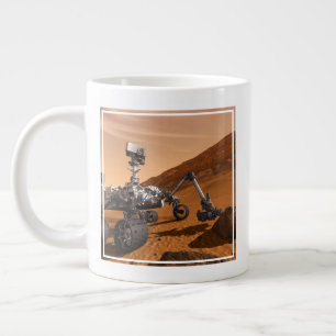 Mars Science Laboratory Curiosity Rover. Giant Coffee Mug