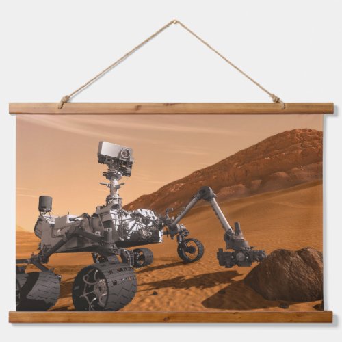 Mars Science Laboratory Curiosity Rover Hanging Tapestry