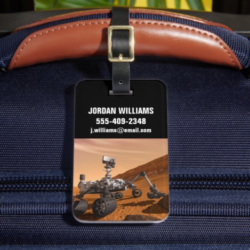 Mars Science Laboratory Curiosity Rover Luggage Tag