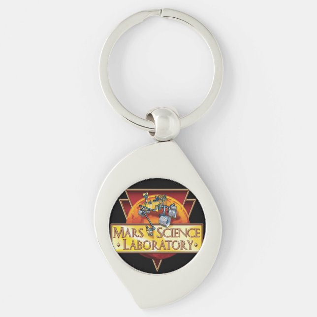 Mars Science Laboratory Mission Logo Keychain (Front)