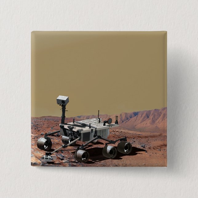 Mars Science Laboratory Pinback Button (Front)