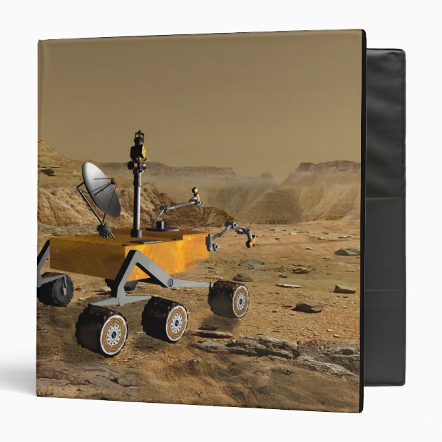 Mars Science Laboratory travels near a canyon Binder (Front/Inside)