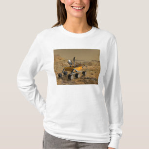 Mars Science Laboratory travels near a canyon T-Shirt