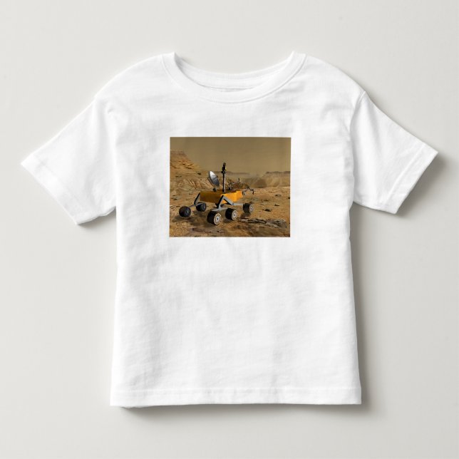 Mars Science Laboratory travels near a canyon Toddler T-shirt (Front)