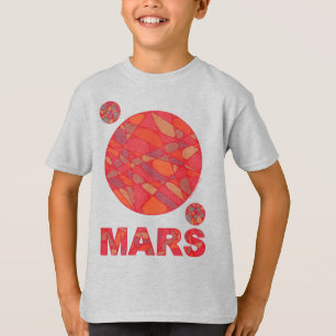 Mars Shirt Red Planet Art