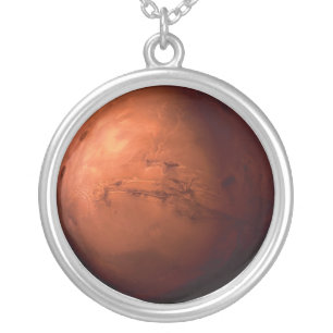 Mars Silver Plated Necklace