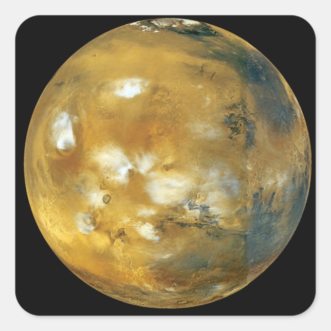 Mars Square Sticker (Front)