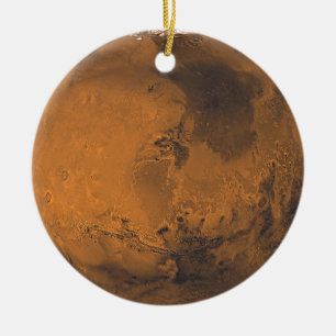 Mars Surface Planet Photo Ceramic Ornament