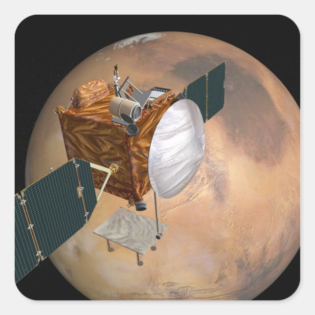 Mars Telecommunications Orbiter 2 Square Sticker (Front)